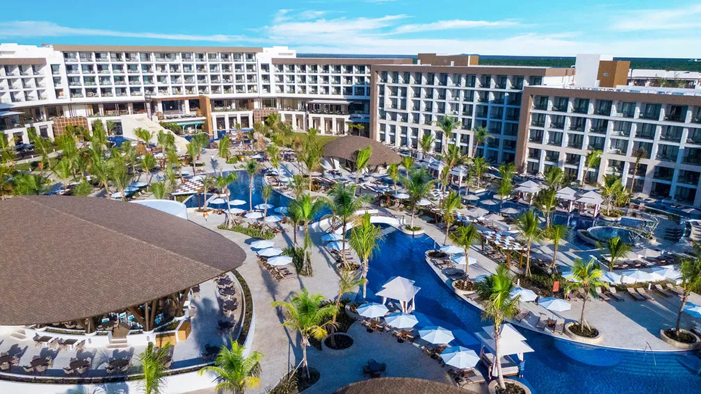 Hyatt Ziva Cap Cana all-inclusive beachfront resort with modern pools and family-friendly luxury amenities.