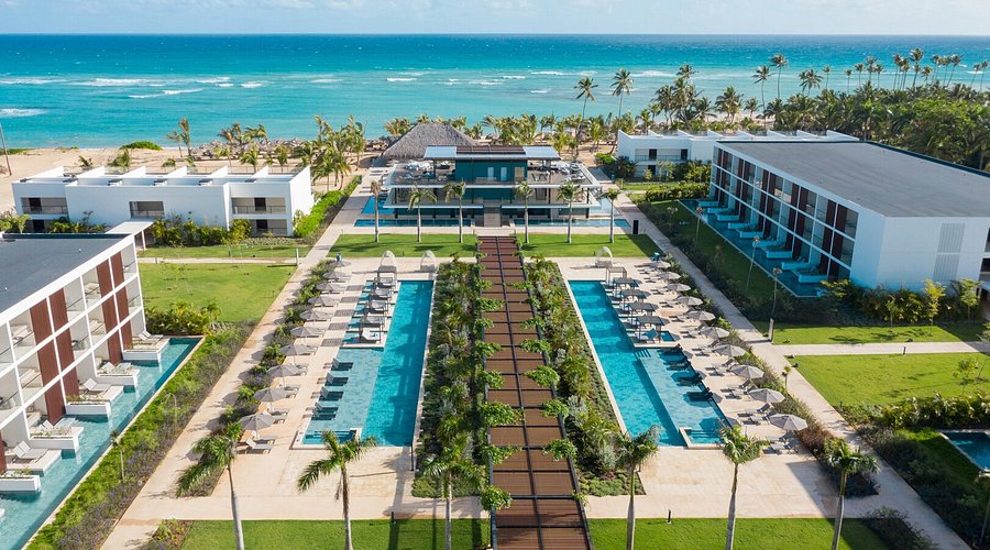 Live Aqua Beach Resort Punta Cana adults-only luxury resort with infinity pools and modern beachfront design.