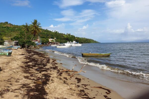 Playa Arriba near Dreams Playa Esmeralda Resort & Spa with secluded beach scenery and clear Caribbean waters