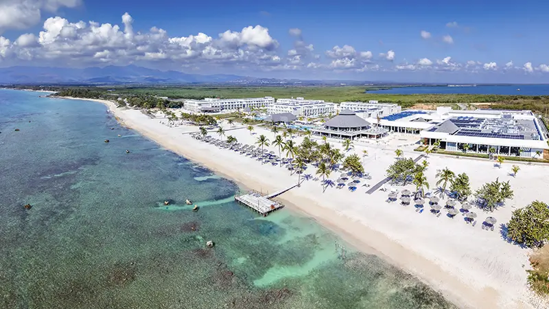 Zel Punta Cana all-suite all-inclusive resort with modern pools and wellness-inspired beachfront accommodations.